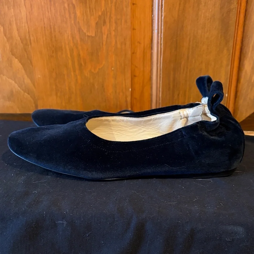Everlane Black Velvet Women's Flats Size 5